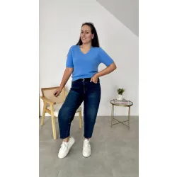 Sweter Lisa baby alpaka niebieski