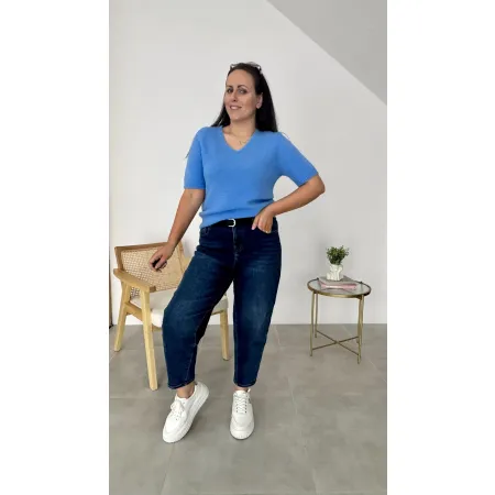 Sweter Lisa baby alpaka niebieski