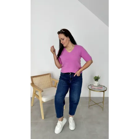 Sweter Lisa baby alpaka róż