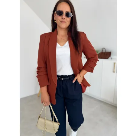 Marynarka Zara cegła