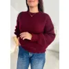 Sweter Lusi bordo
