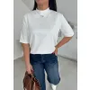 T-shirt Bocca biały