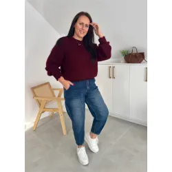Sweter Lusi bordo