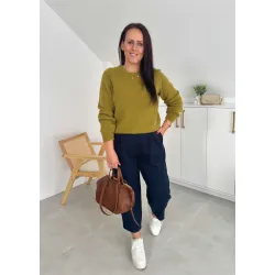 Sweter Marisa groszek