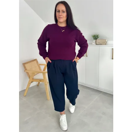 Sweter Marisa bakłażan