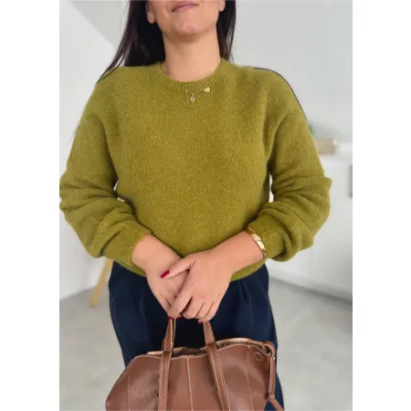 Sweter Marisa groszek