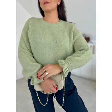 Sweter Cozy pistacja