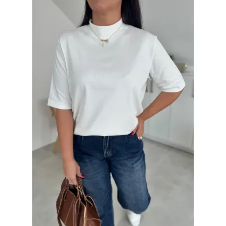 T-shirt Bocca biały
