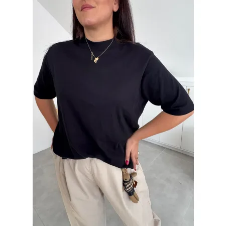 T-shirt Bocca czarny